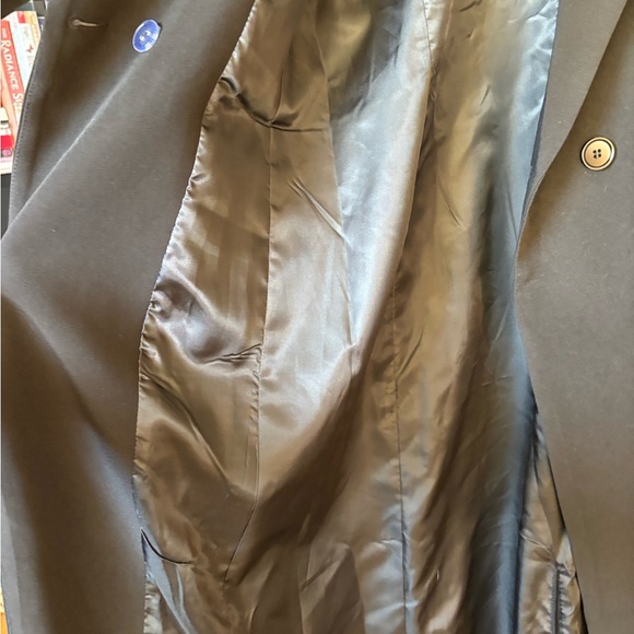 Classic long black blazer coat - Picture 4 of 4